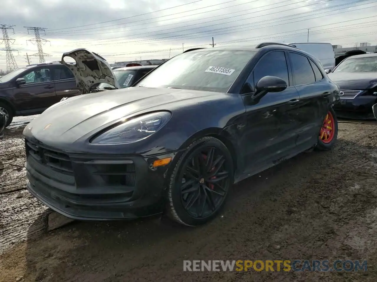1 fotografías del automóvil dañado WP1AF2A53PLB58039 PORSCHE MACAN 2023