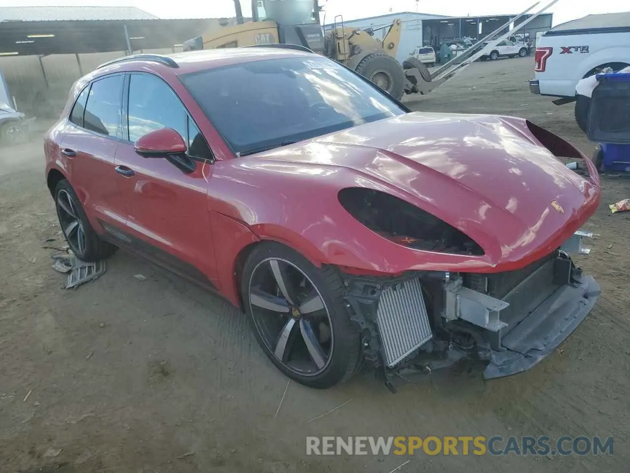 4 fotografías del automóvil dañado WP1AG2A54PLB41893 PORSCHE MACAN 2023