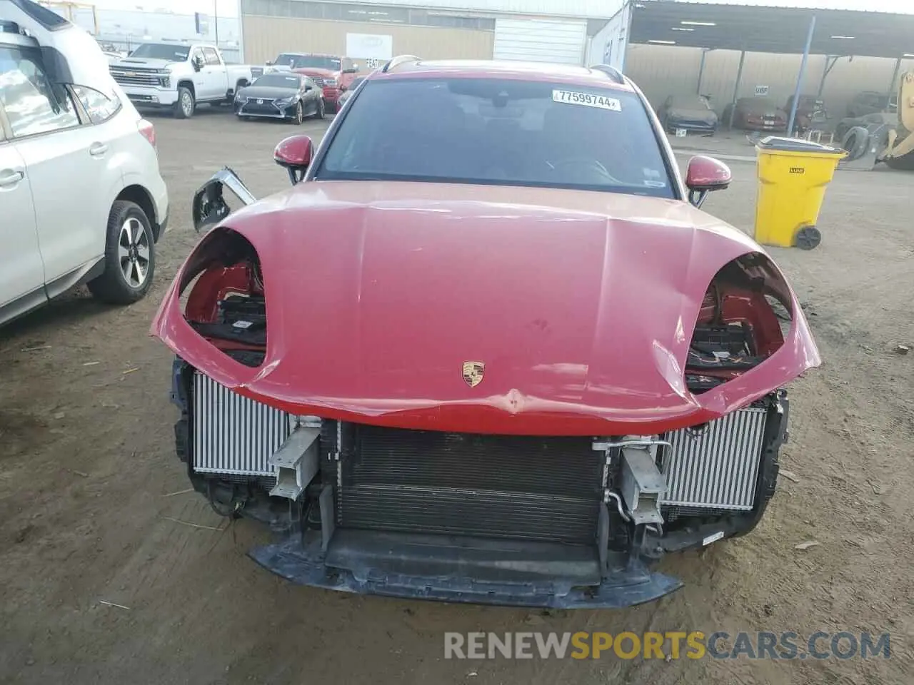 5 fotografías del automóvil dañado WP1AG2A54PLB41893 PORSCHE MACAN 2023