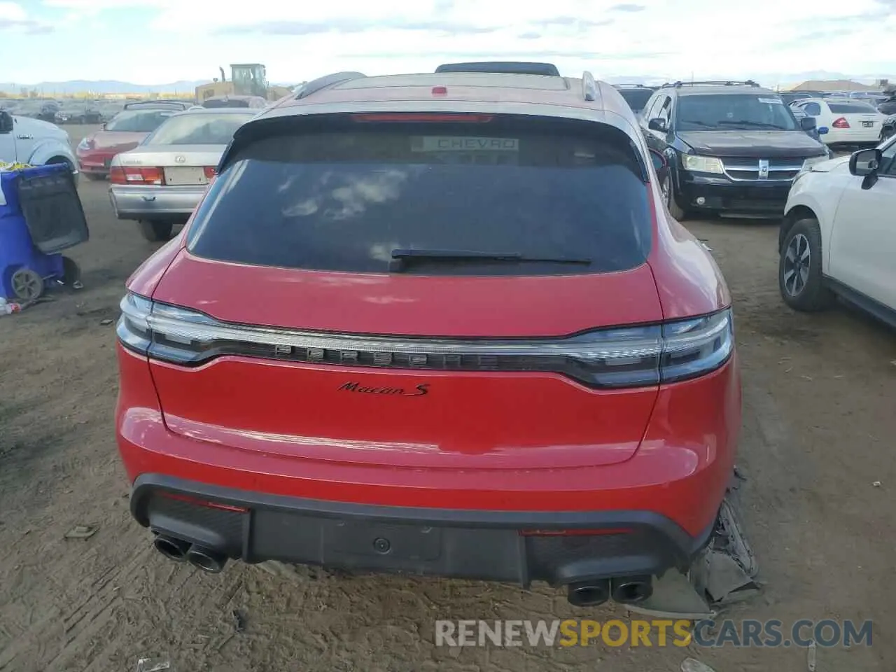 6 fotografías del automóvil dañado WP1AG2A54PLB41893 PORSCHE MACAN 2023