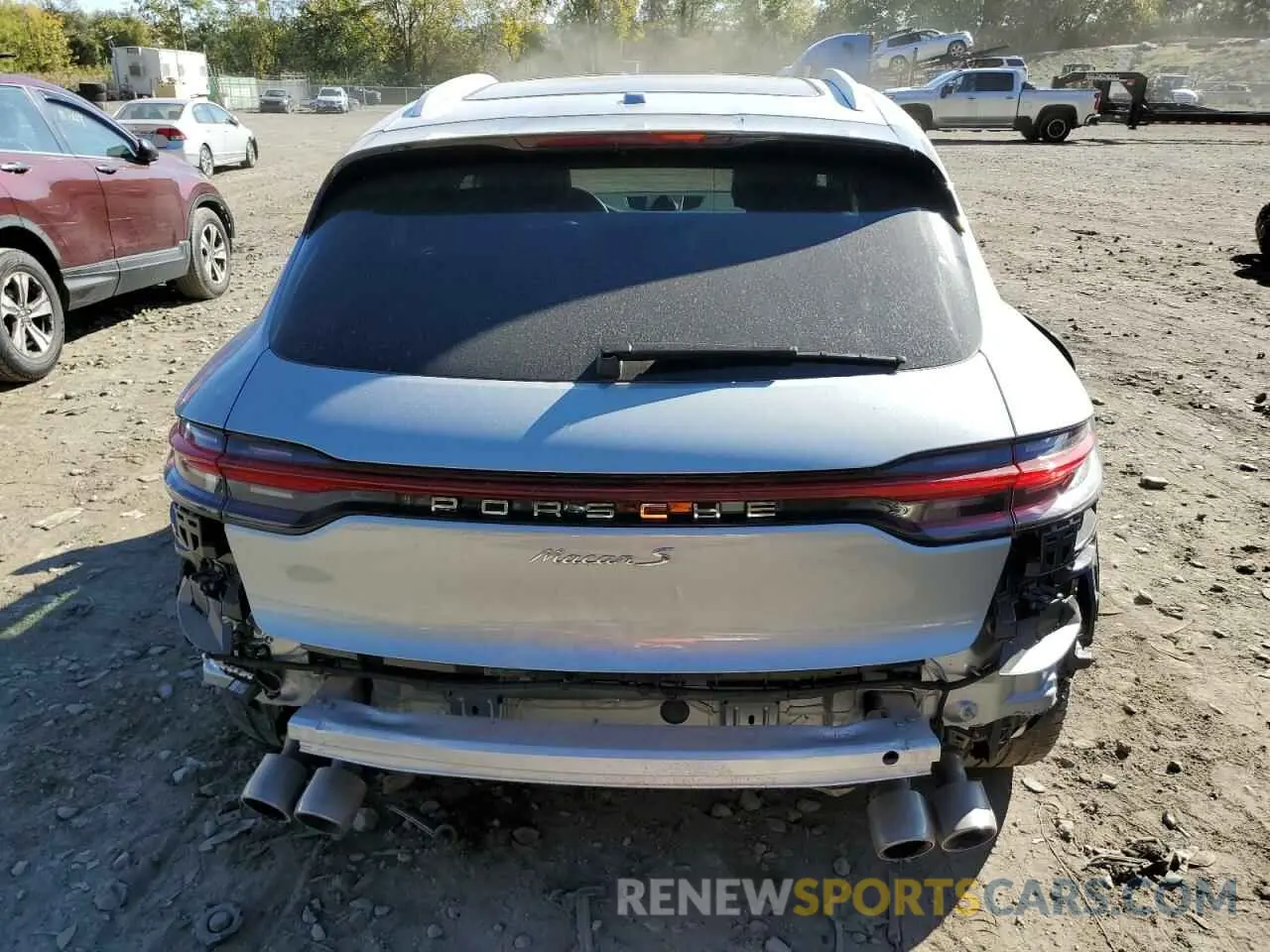 6 fotografías del automóvil dañado WP1AG2A58PLB40987 PORSCHE MACAN 2023