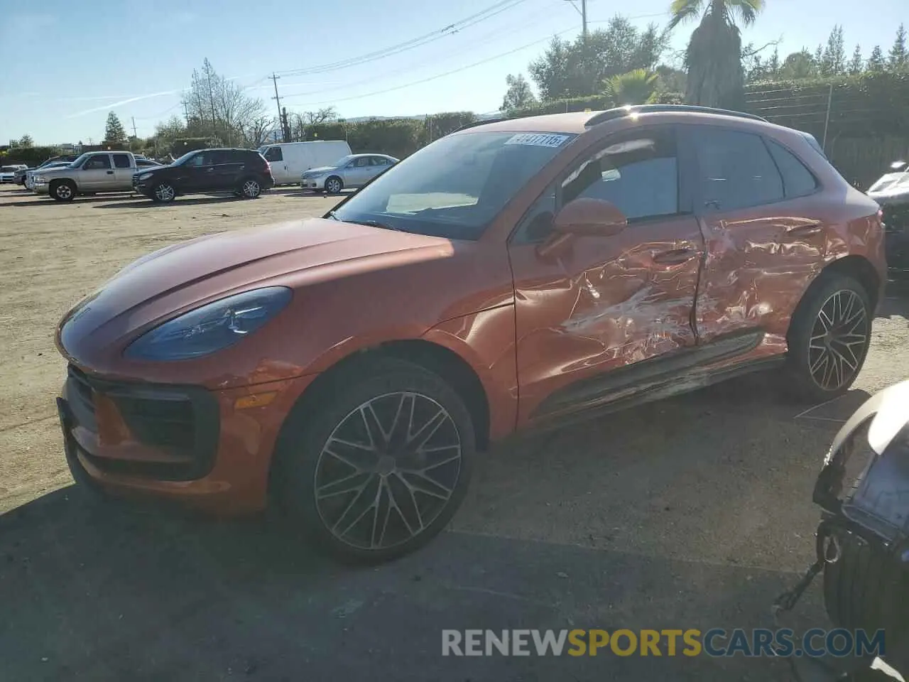 1 fotografías del automóvil dañado WP1AG2A5XPLB40313 PORSCHE MACAN 2023