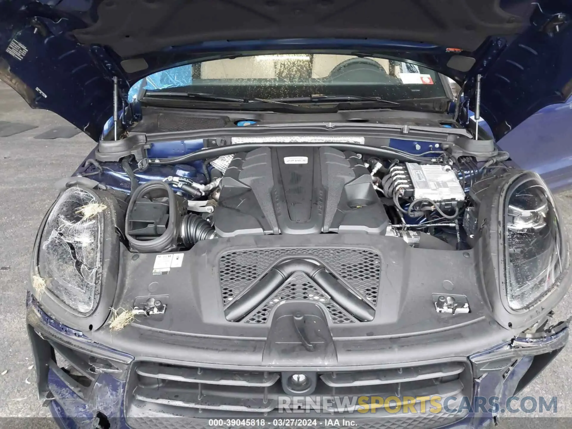 10 fotografías del automóvil dañado WP1AG2A51RLB35035 PORSCHE MACAN 2024