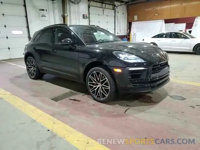 14 fotografías del automóvil dañado WP1AG2A52RLB39370 PORSCHE MACAN 2024
