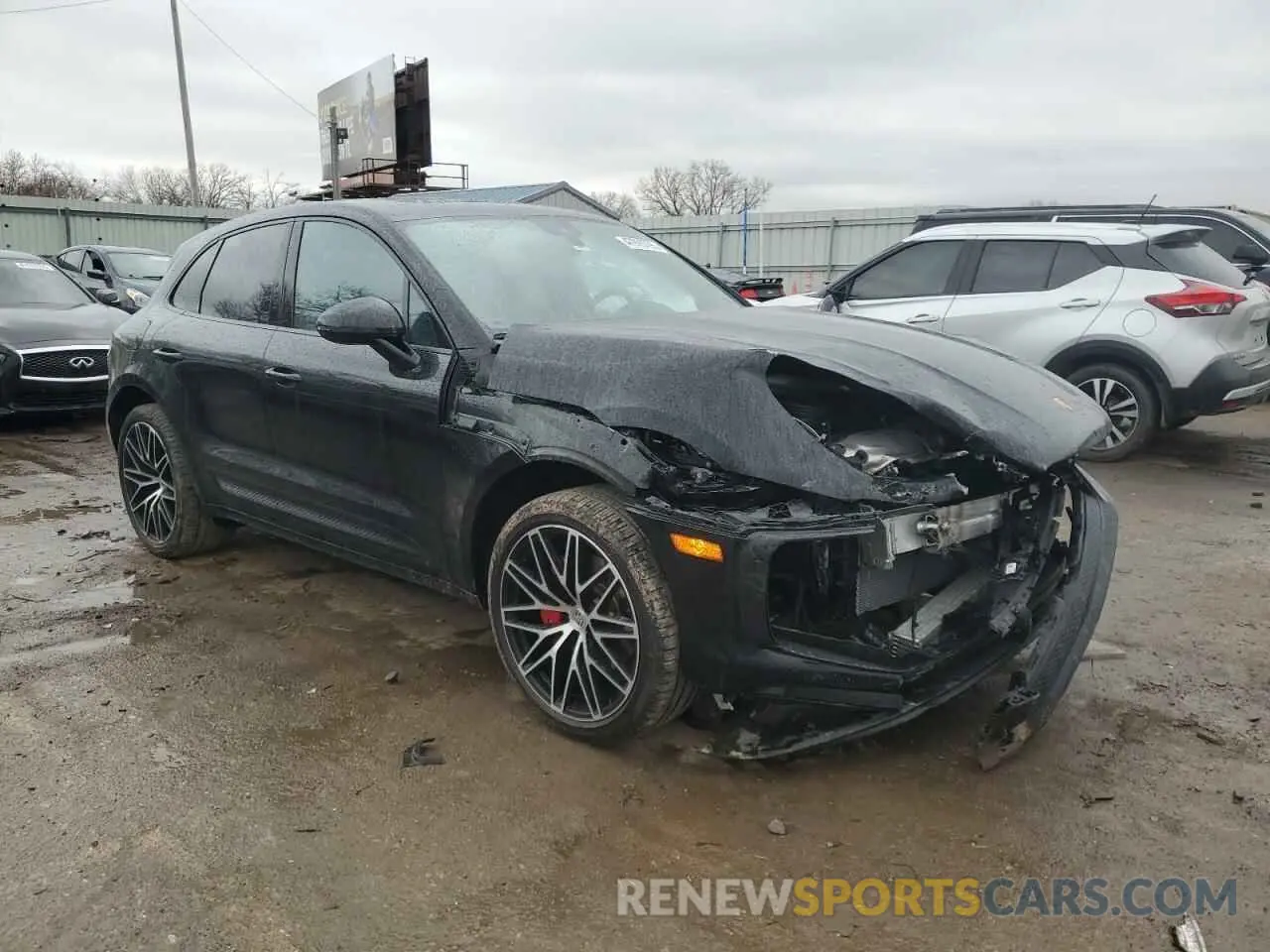 4 fotografías del automóvil dañado WP1AA2A52PLB07775 PORSCHE MACAN BASE 2023