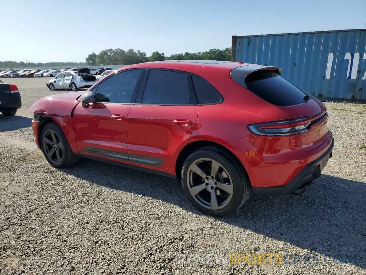 2 fotografías del automóvil dañado WP1AA2A53PLB21801 PORSCHE MACAN BASE 2023
