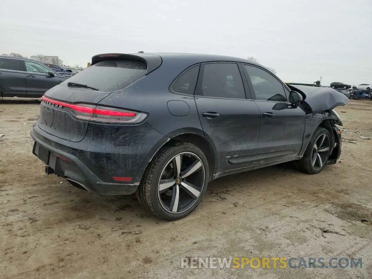 3 fotografías del automóvil dañado WP1AA2A56PLB05074 PORSCHE MACAN BASE 2023
