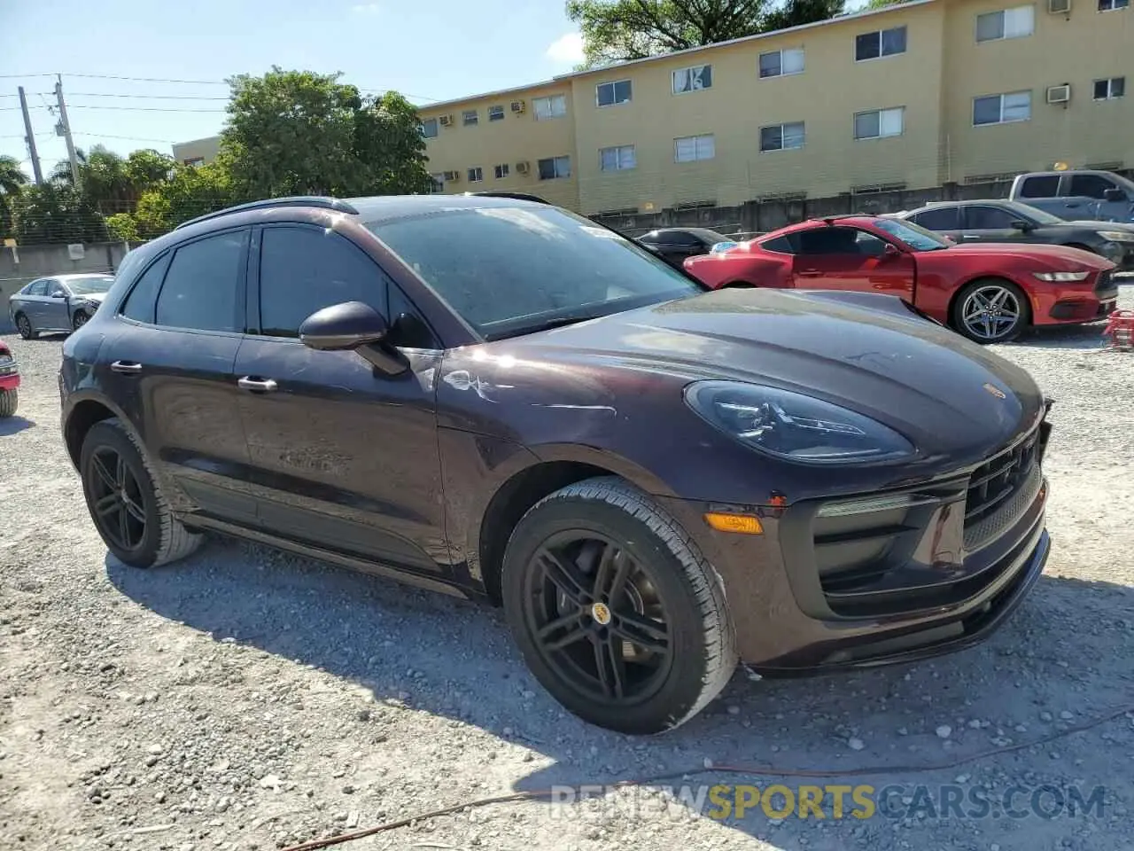 4 fotografías del automóvil dañado WP1AA2A57PLB07402 PORSCHE MACAN BASE 2023