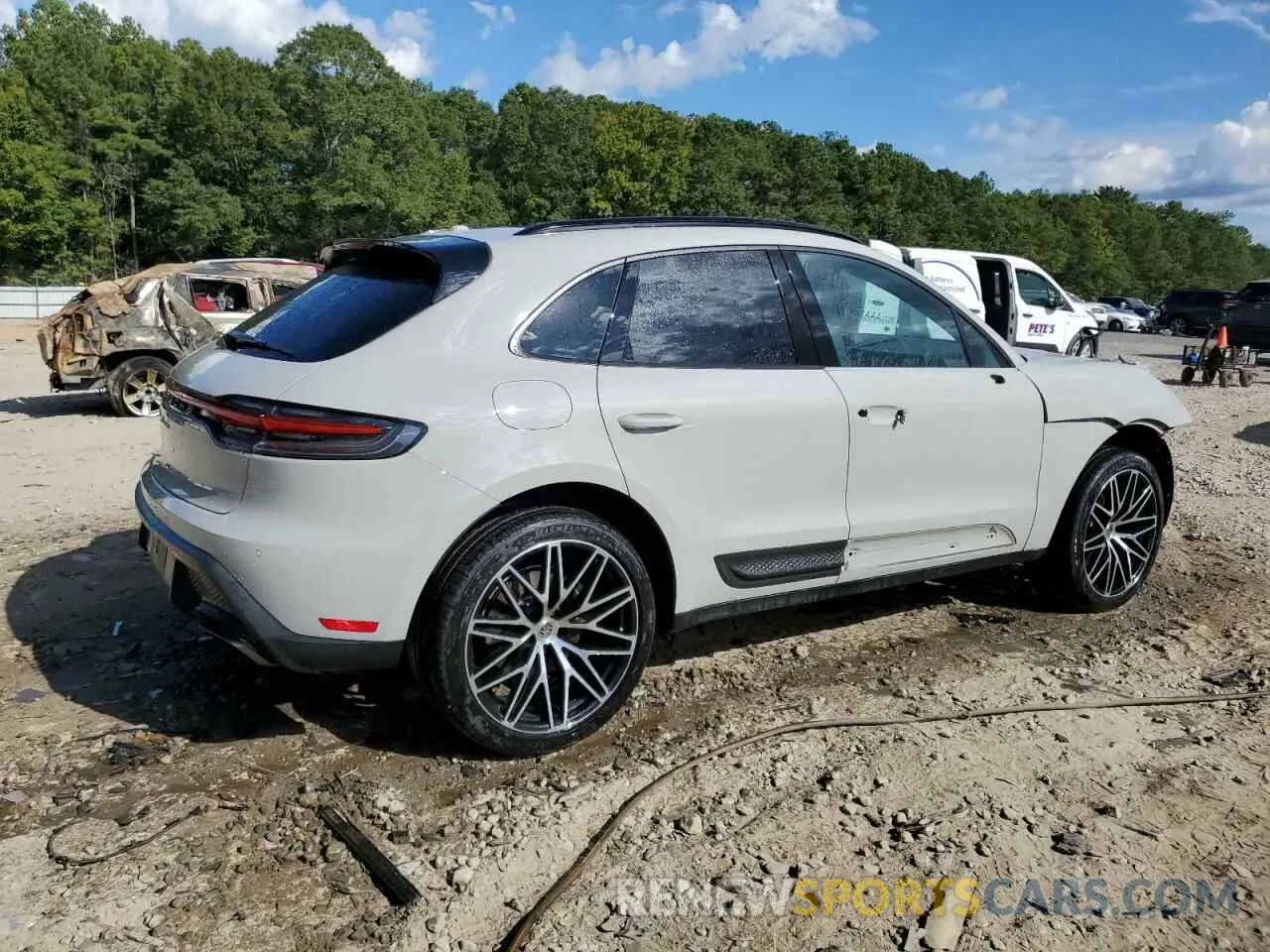 3 fotografías del automóvil dañado WP1AA2A57PLB10221 PORSCHE MACAN BASE 2023