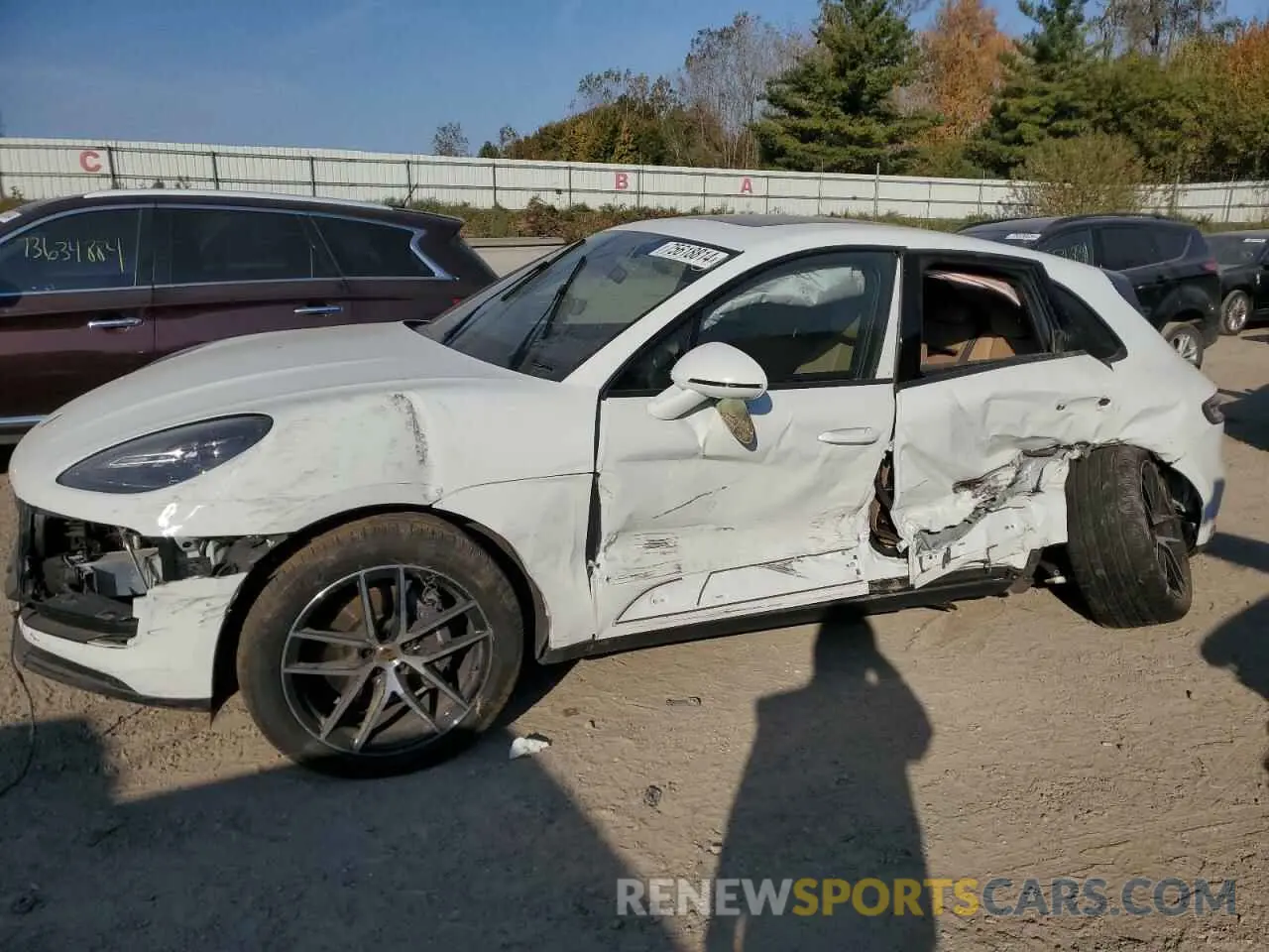 1 fotografías del automóvil dañado WP1AA2A57PLB20327 PORSCHE MACAN BASE 2023