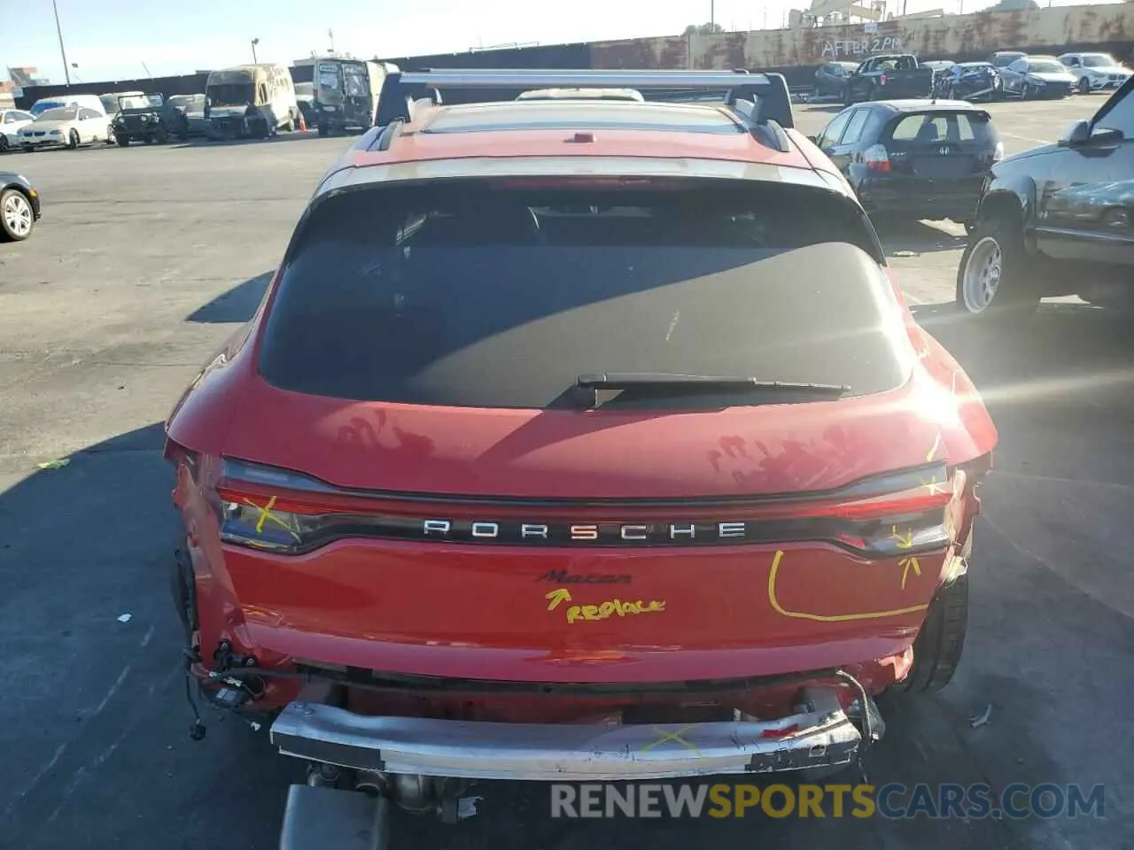 6 fotografías del automóvil dañado WP1AA2A58PLB05545 PORSCHE MACAN BASE 2023