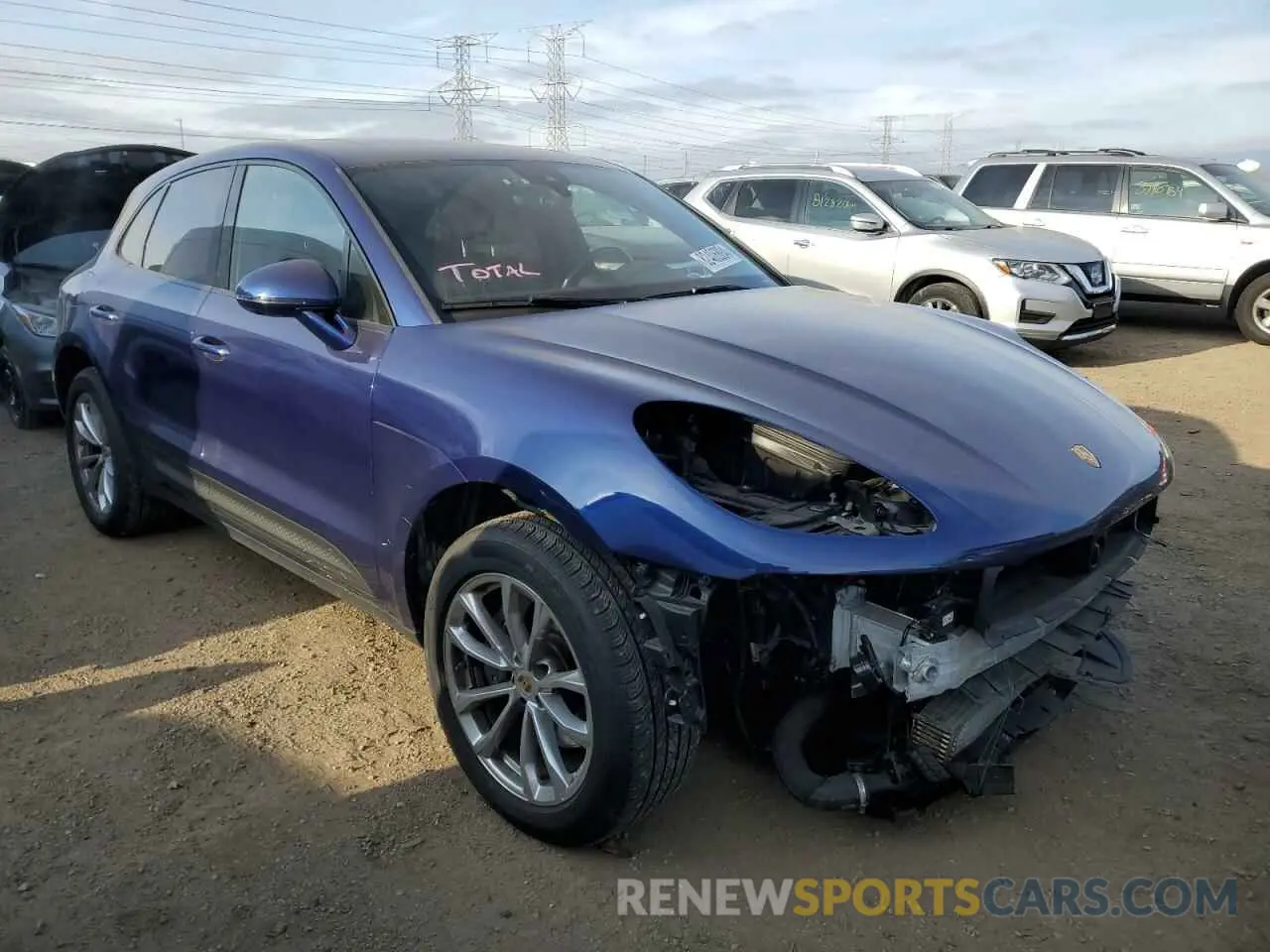 4 fotografías del automóvil dañado WP1AA2A59PLB21074 PORSCHE MACAN BASE 2023