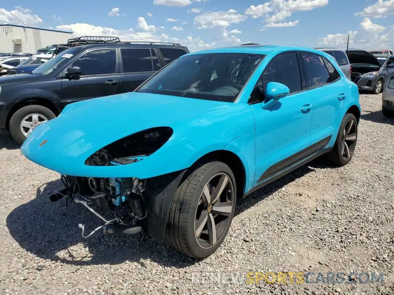 1 fotografías del automóvil dañado WP1AA2A5XPLB09144 PORSCHE MACAN BASE 2023