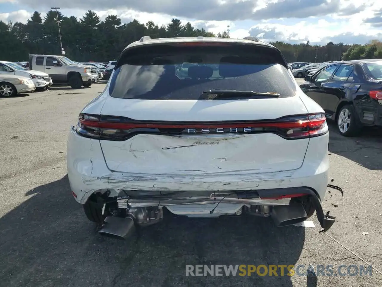 6 fotografías del automóvil dañado WP1AA2A51RLB20276 PORSCHE MACAN BASE 2024