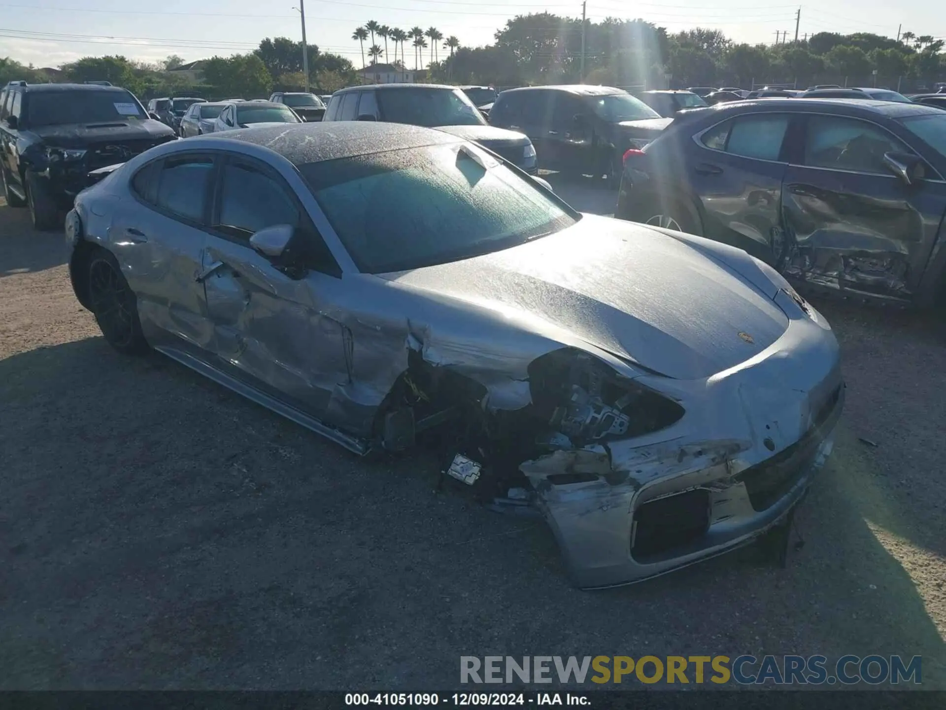 1 fotografías del automóvil dañado WP0AA2A70KL100349 PORSCHE PANAMERA 2019