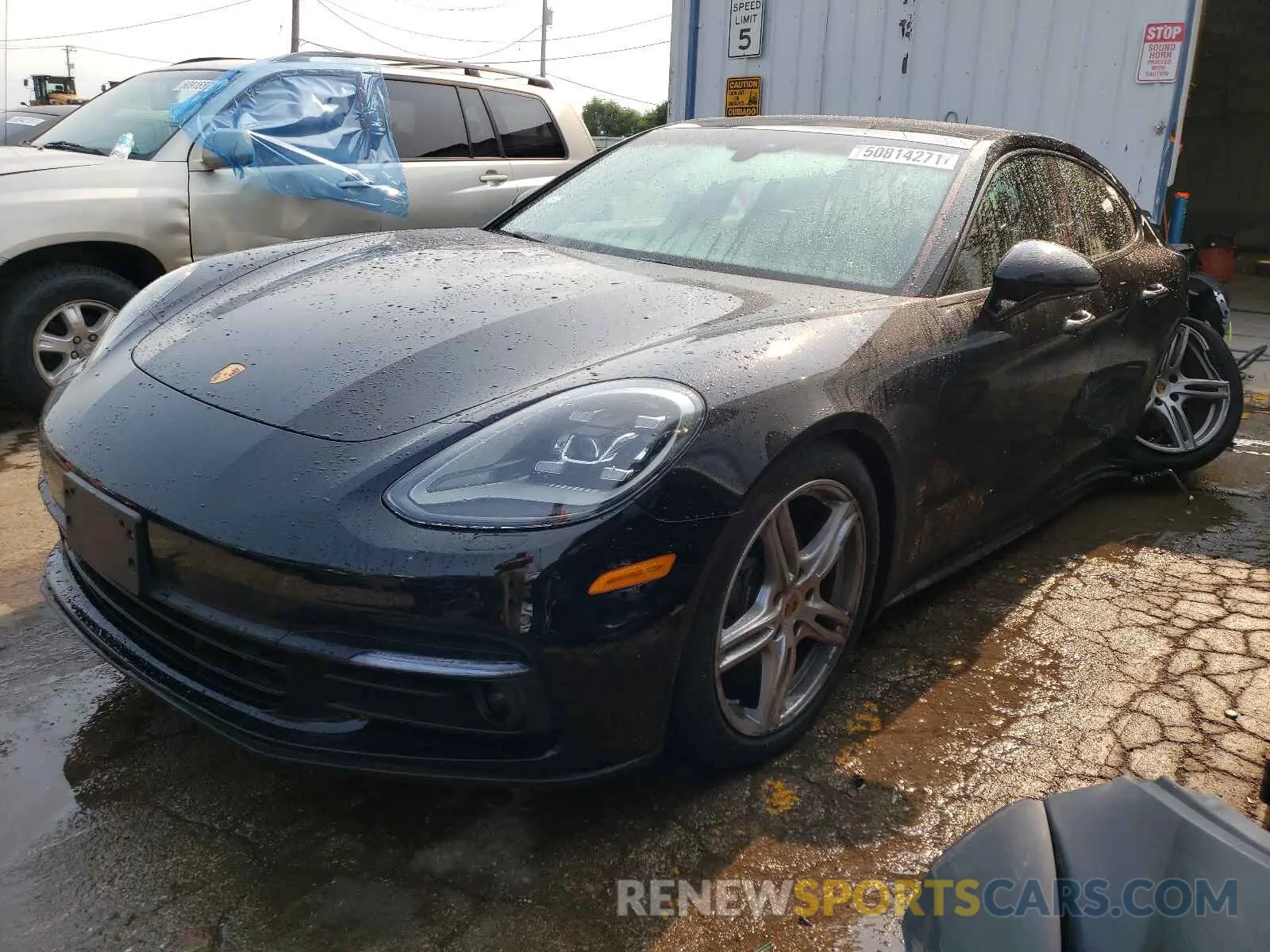2 fotografías del automóvil dañado WP0AA2A77KL100705 PORSCHE PANAMERA 2019