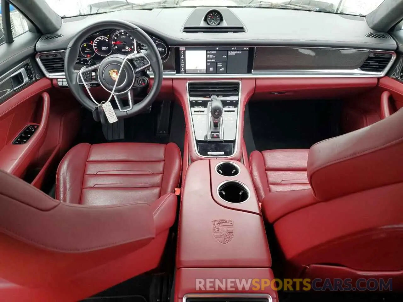 8 fotografías del automóvil dañado WP0AG2A71KL139885 PORSCHE PANAMERA 2019