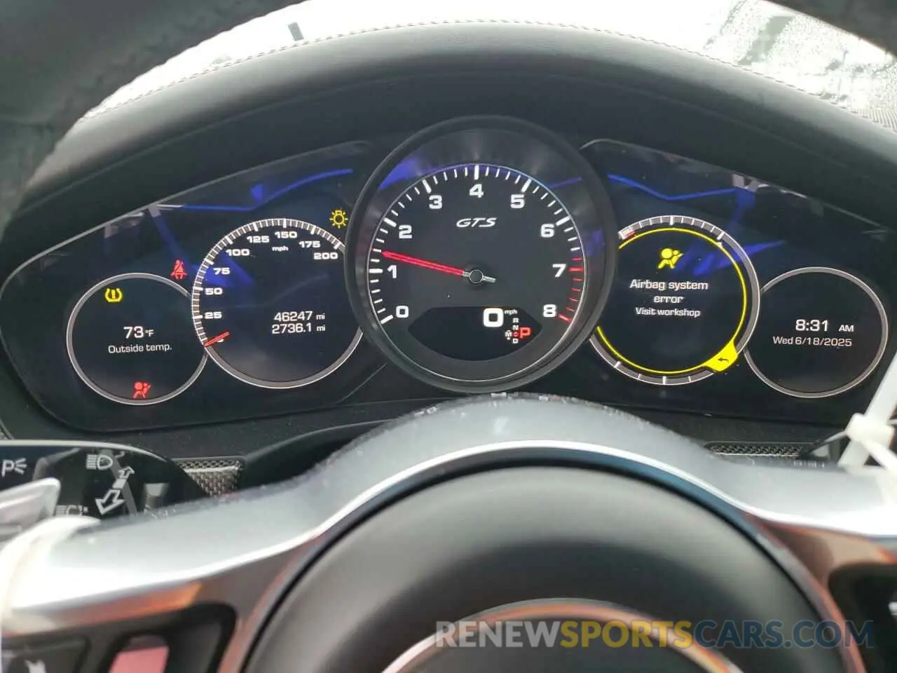 9 fotografías del automóvil dañado WP0AG2A71KL139885 PORSCHE PANAMERA 2019