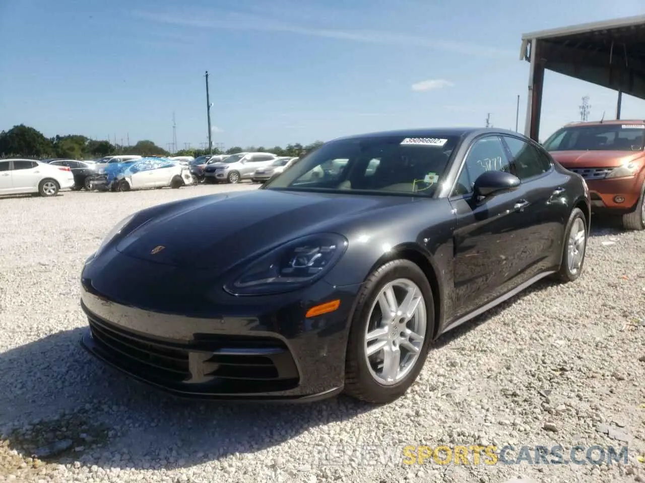 2 fotografías del automóvil dañado WP0AA2A78LL100794 PORSCHE PANAMERA 2020