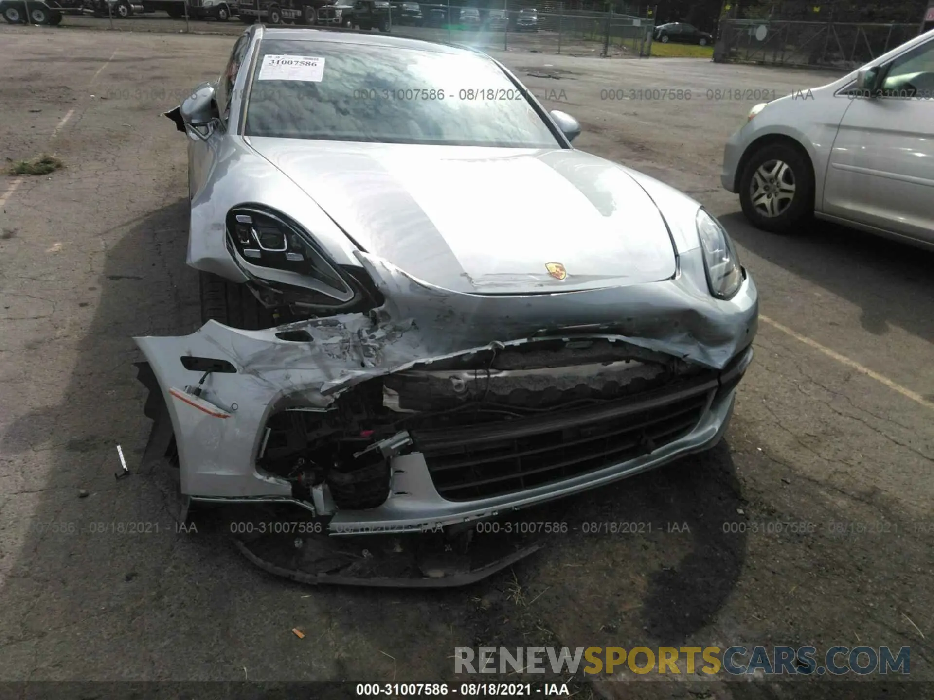 6 fotografías del automóvil dañado WP0AB2A70LL140395 PORSCHE PANAMERA 2020