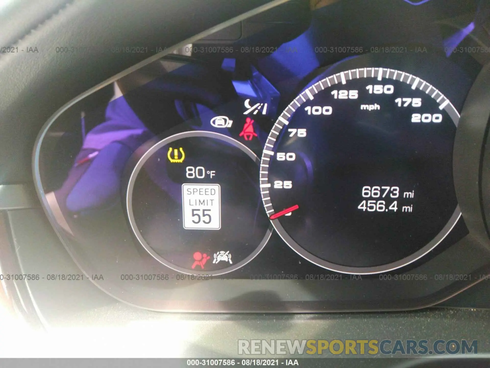 7 fotografías del automóvil dañado WP0AB2A70LL140395 PORSCHE PANAMERA 2020