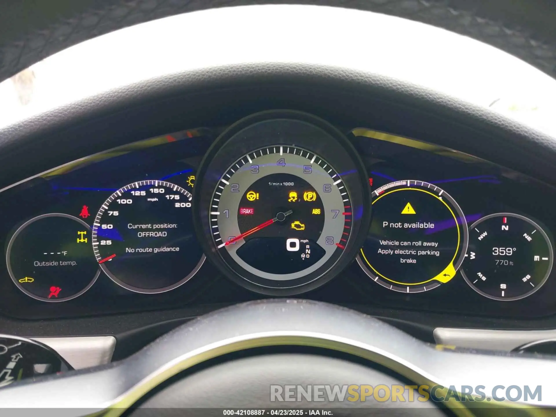 7 fotografías del automóvil dañado WP0AB2A71LL140650 PORSCHE PANAMERA 2020