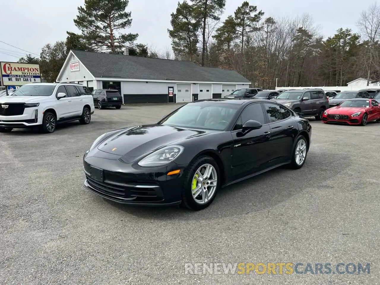 2 fotografías del automóvil dañado WP0AE2A7XLL130979 PORSCHE PANAMERA 2020