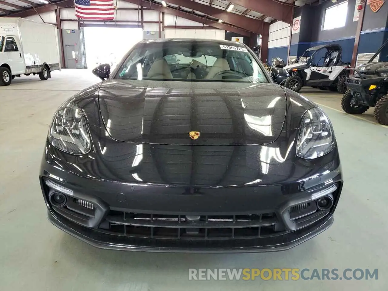 5 fotografías del automóvil dañado WP0AB2A72ML139699 PORSCHE PANAMERA 2021