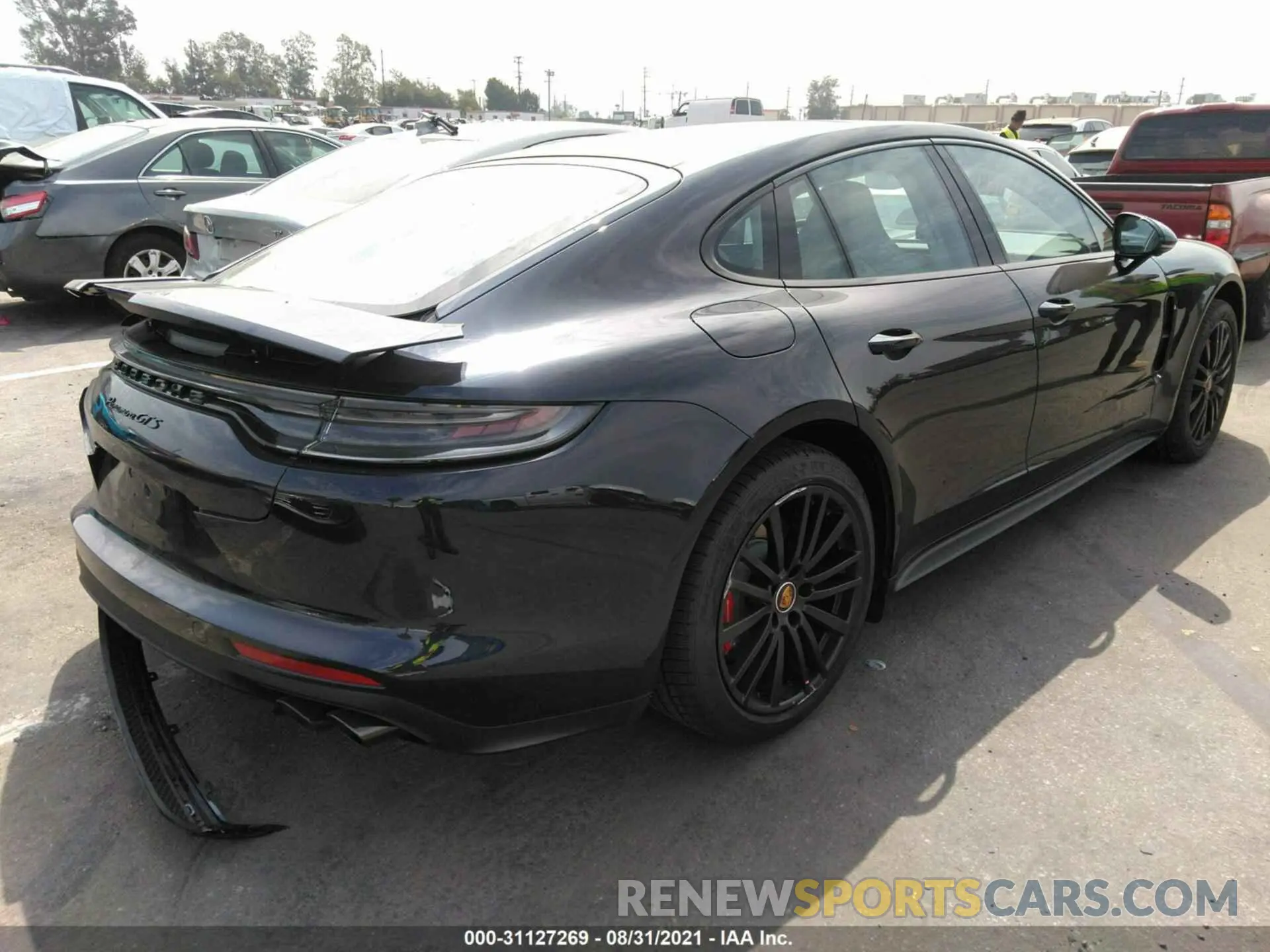 4 fotografías del automóvil dañado WP0AG2A7XML147809 PORSCHE PANAMERA 2021