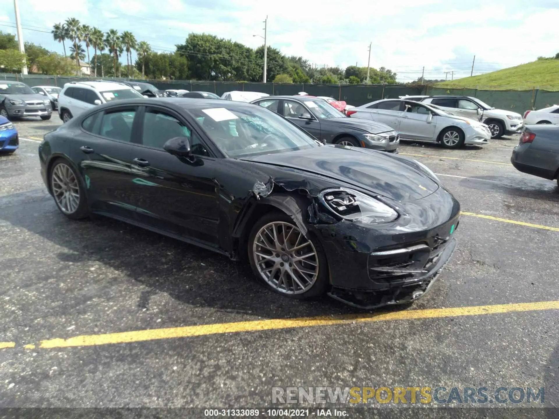 1 fotografías del automóvil dañado WP0AJ2A72ML116278 PORSCHE PANAMERA 2021