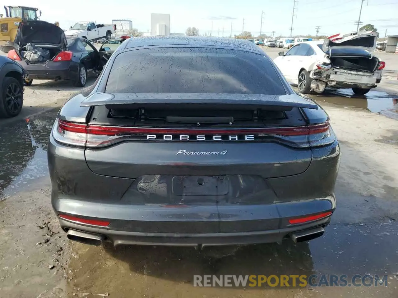 6 fotografías del automóvil dañado WP0AJ2A75ML116047 PORSCHE PANAMERA 2021