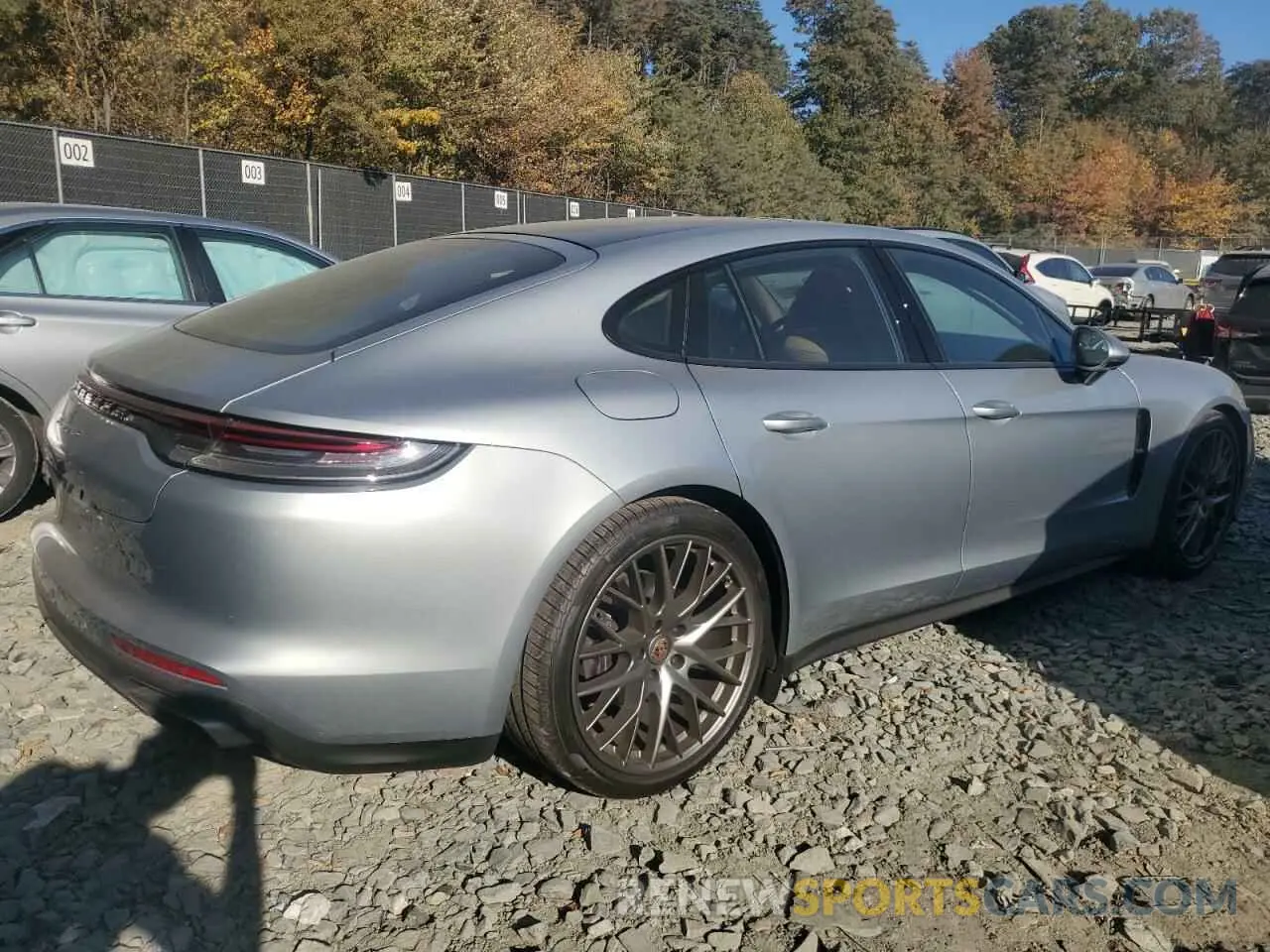 3 fotografías del automóvil dañado WP0AJ2A76ML120723 PORSCHE PANAMERA 2021