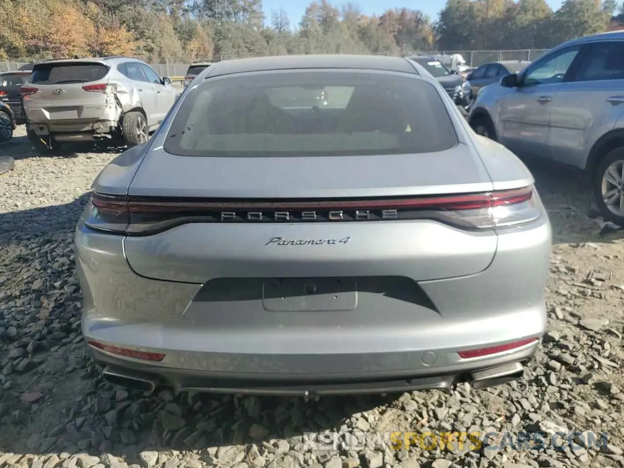 6 fotografías del automóvil dañado WP0AJ2A76ML120723 PORSCHE PANAMERA 2021