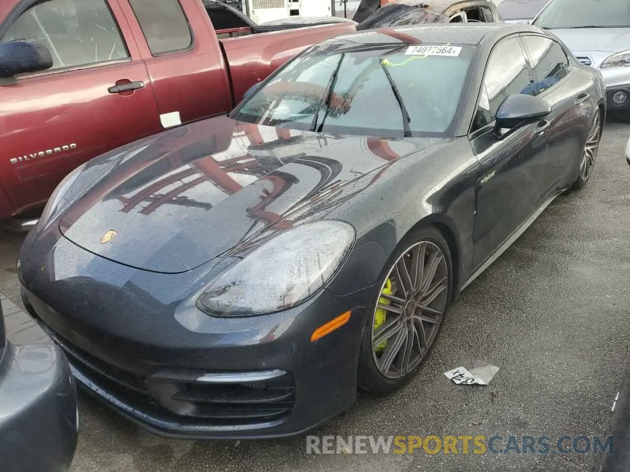 5 fotografías del automóvil dañado WP0AK2A7XML141717 PORSCHE PANAMERA 2021