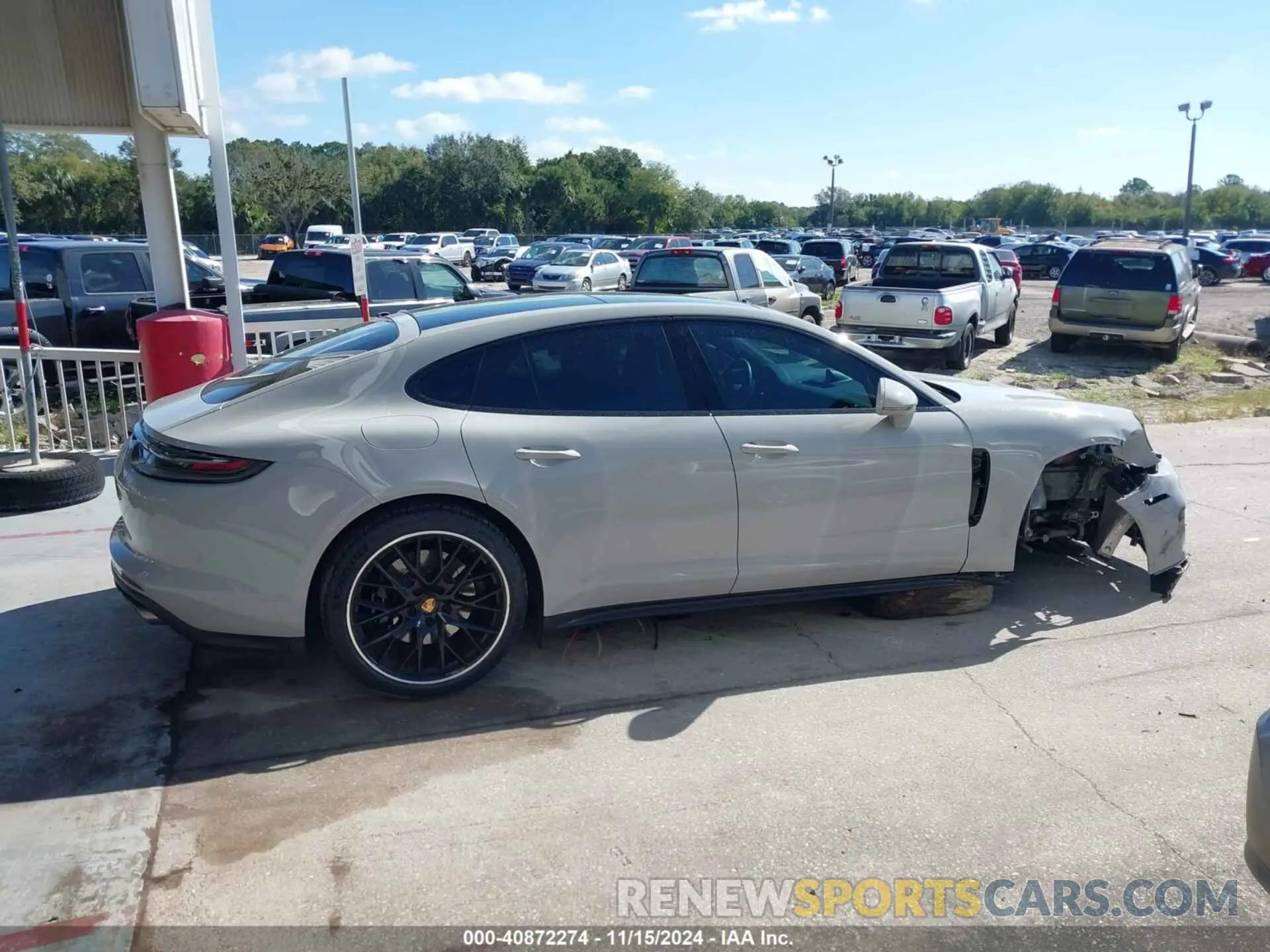 14 fotografías del automóvil dañado WP0AB2A73NL130222 PORSCHE PANAMERA 2022