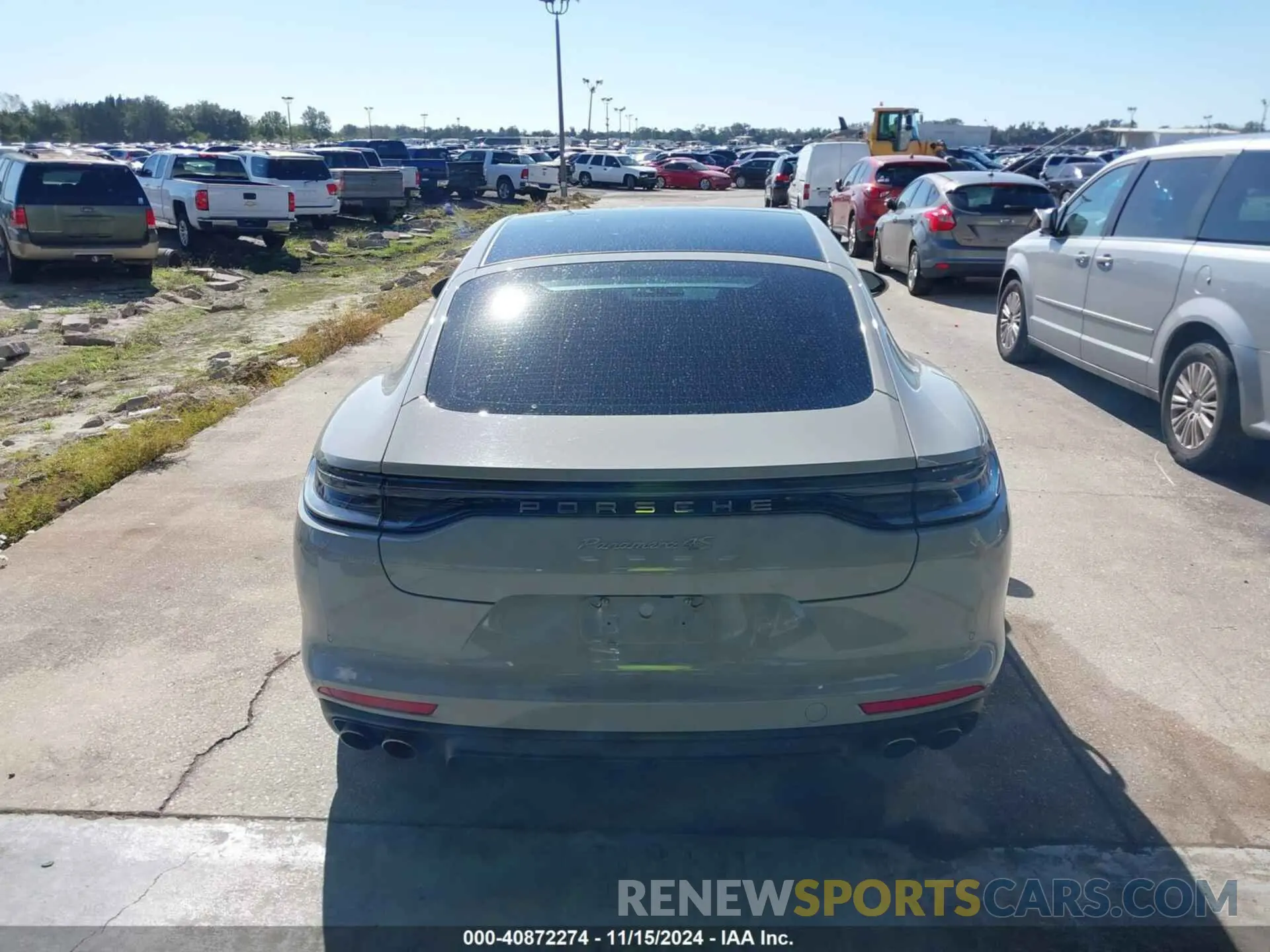 17 fotografías del automóvil dañado WP0AB2A73NL130222 PORSCHE PANAMERA 2022
