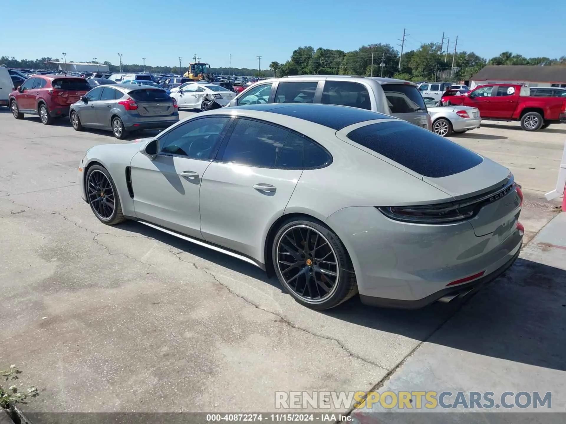 3 fotografías del automóvil dañado WP0AB2A73NL130222 PORSCHE PANAMERA 2022