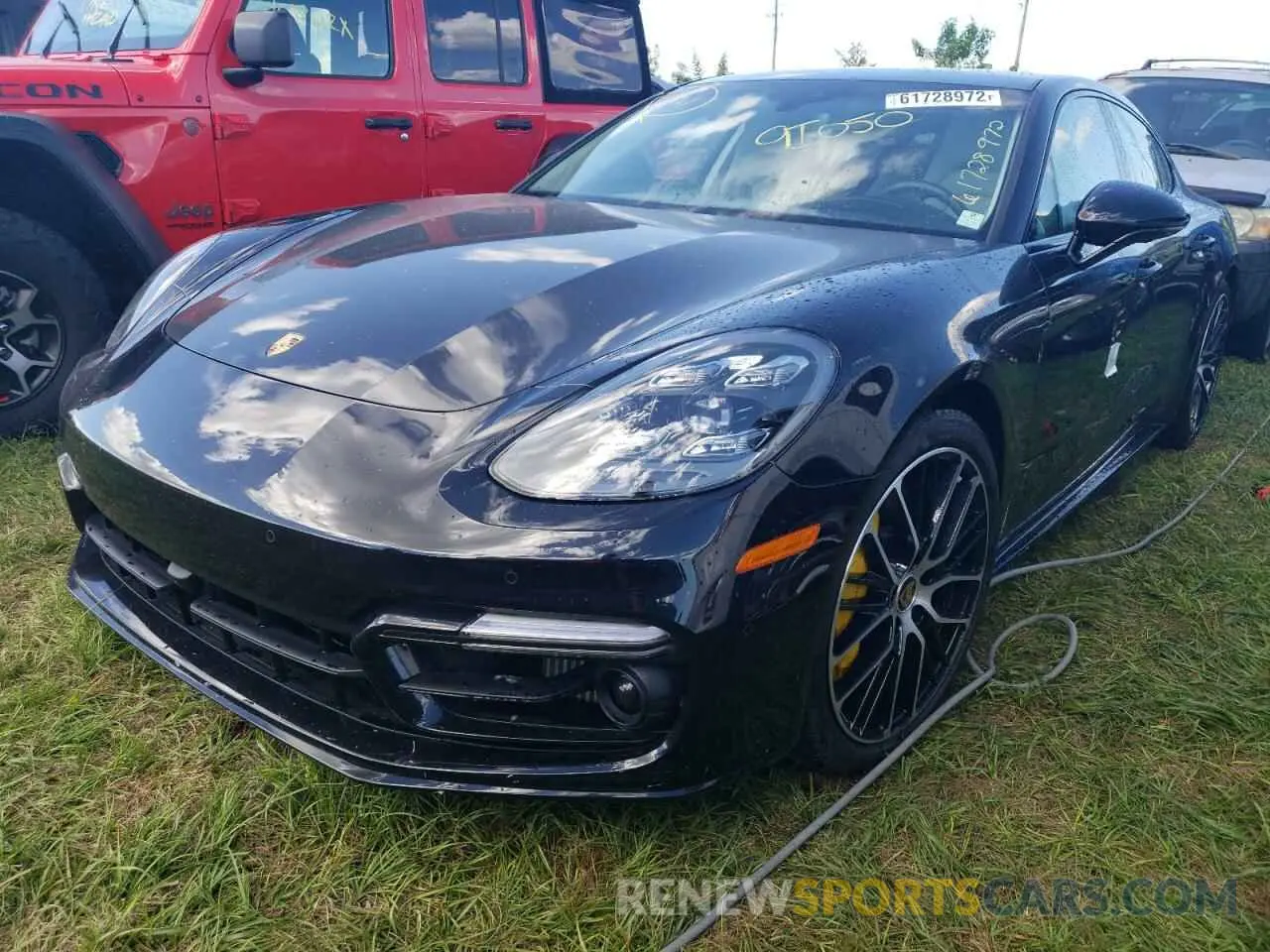 2 fotografías del automóvil dañado WP0AF2A70NL140033 PORSCHE PANAMERA 2022