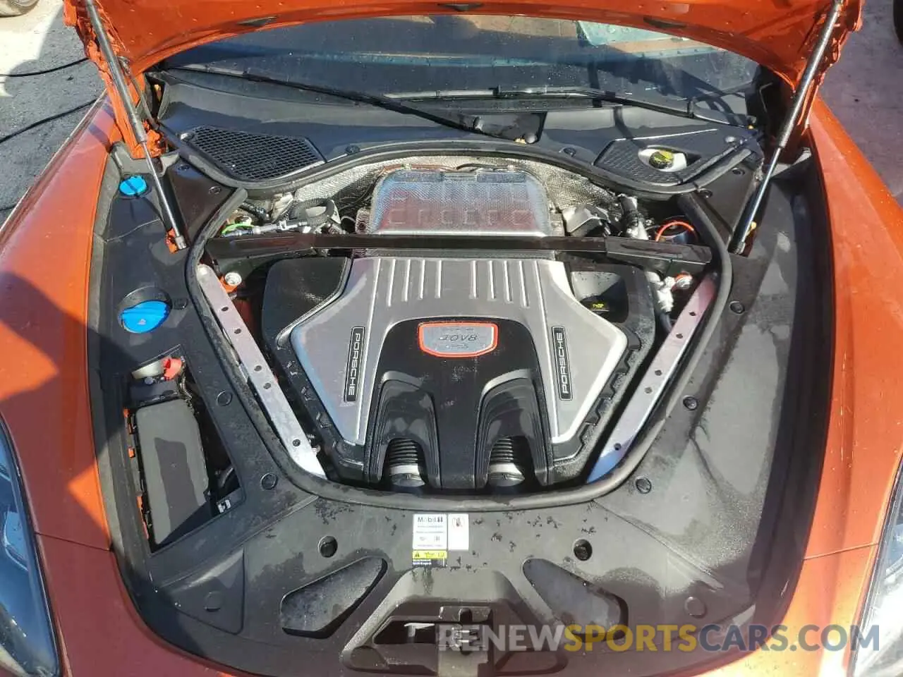 11 fotografías del automóvil dañado WP0AG2A71NL135145 PORSCHE PANAMERA 2022