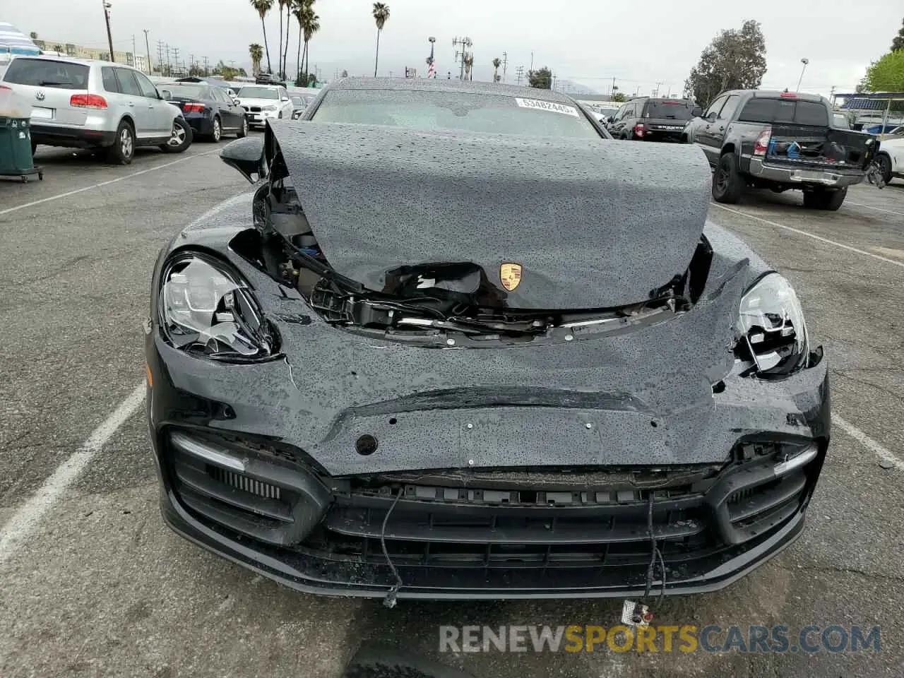 5 fotografías del automóvil dañado WP0AJ2A77NL100160 PORSCHE PANAMERA 2022