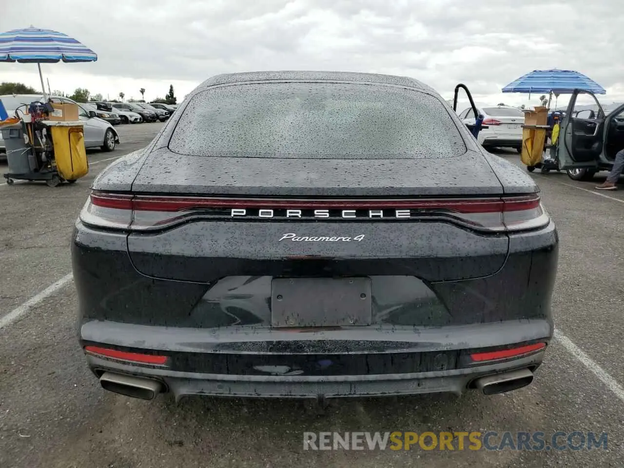 6 fotografías del automóvil dañado WP0AJ2A77NL100160 PORSCHE PANAMERA 2022