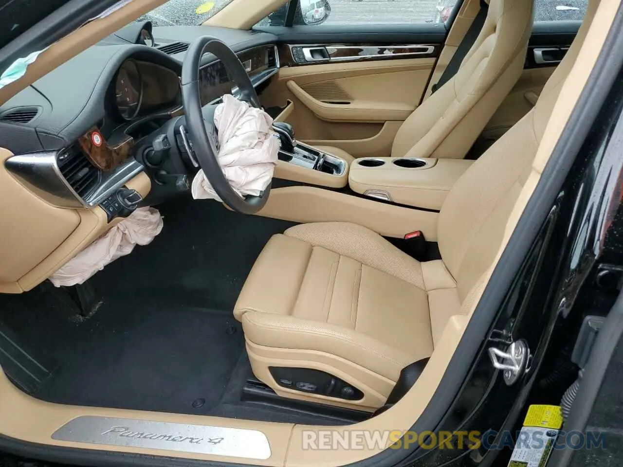 7 fotografías del automóvil dañado WP0AJ2A77NL100160 PORSCHE PANAMERA 2022