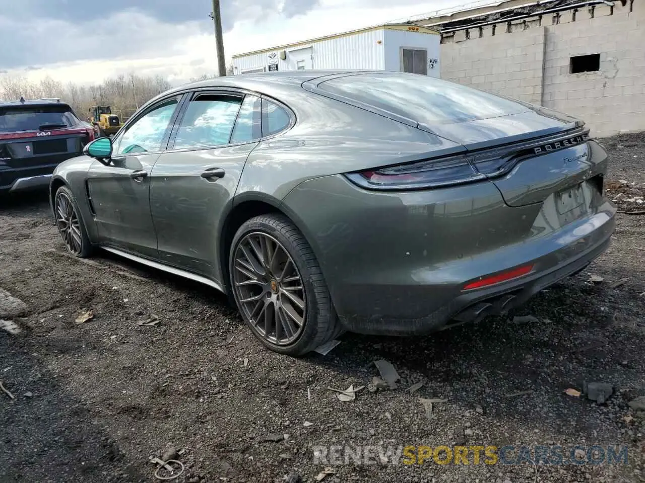 2 fotografías del automóvil dañado WP0AJ2A79NL100872 PORSCHE PANAMERA 2022