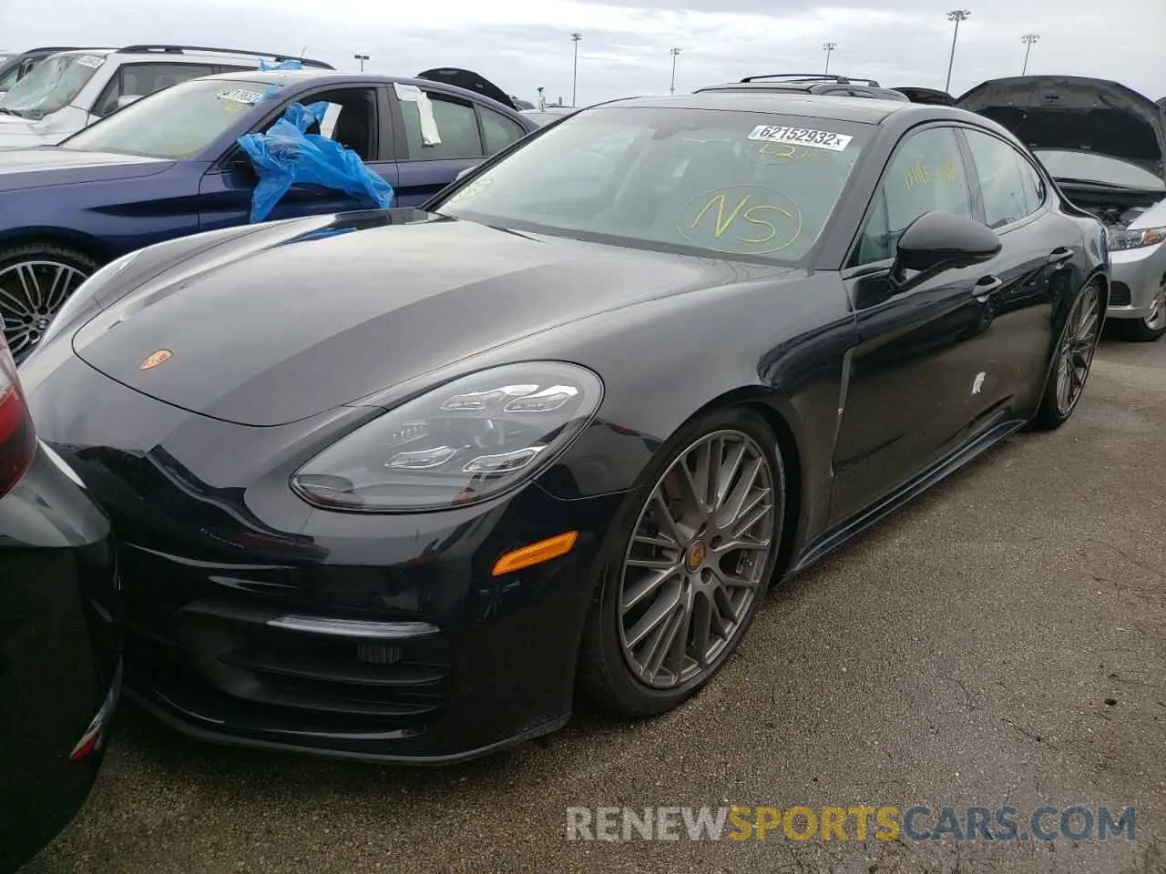 2 fotografías del automóvil dañado WP0AJ2A7XNL101674 PORSCHE PANAMERA 2022