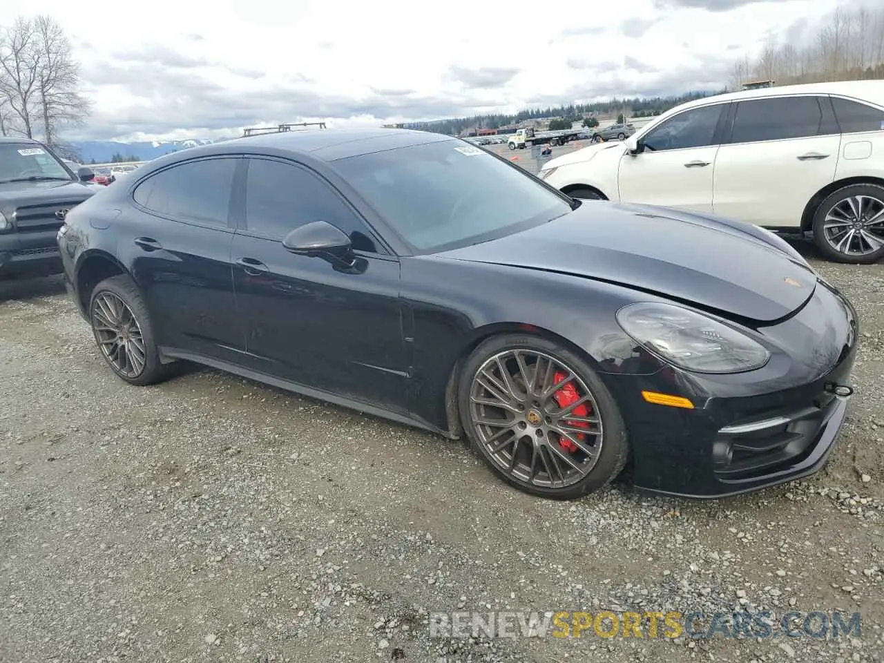 4 fotografías del automóvil dañado WP0AB2A70PL130052 PORSCHE PANAMERA 2023