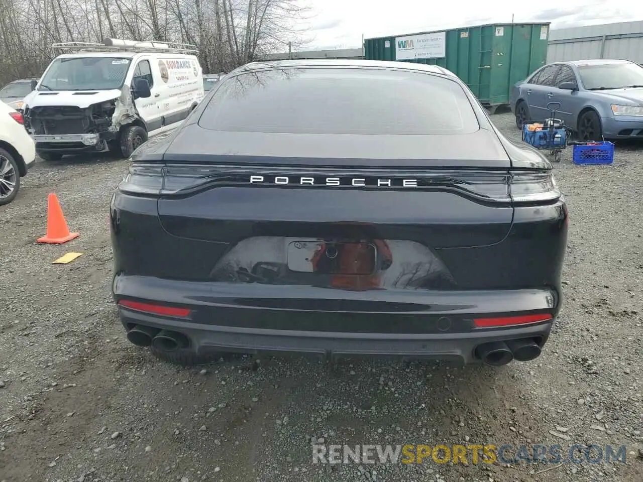 6 fotografías del automóvil dañado WP0AB2A70PL130052 PORSCHE PANAMERA 2023