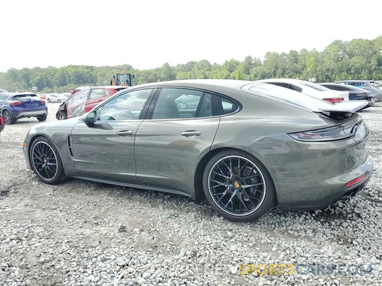 2 fotografías del automóvil dañado WP0AJ2A72PL102613 PORSCHE PANAMERA 2023