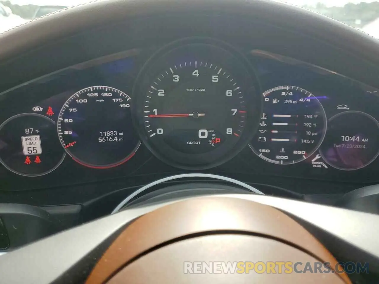 9 fotografías del automóvil dañado WP0AJ2A72PL102613 PORSCHE PANAMERA 2023
