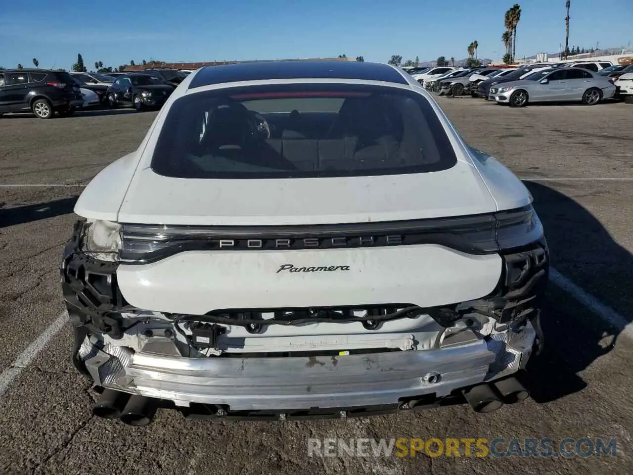 6 fotografías del automóvil dañado WP0AJ2A73PL100823 PORSCHE PANAMERA 2023