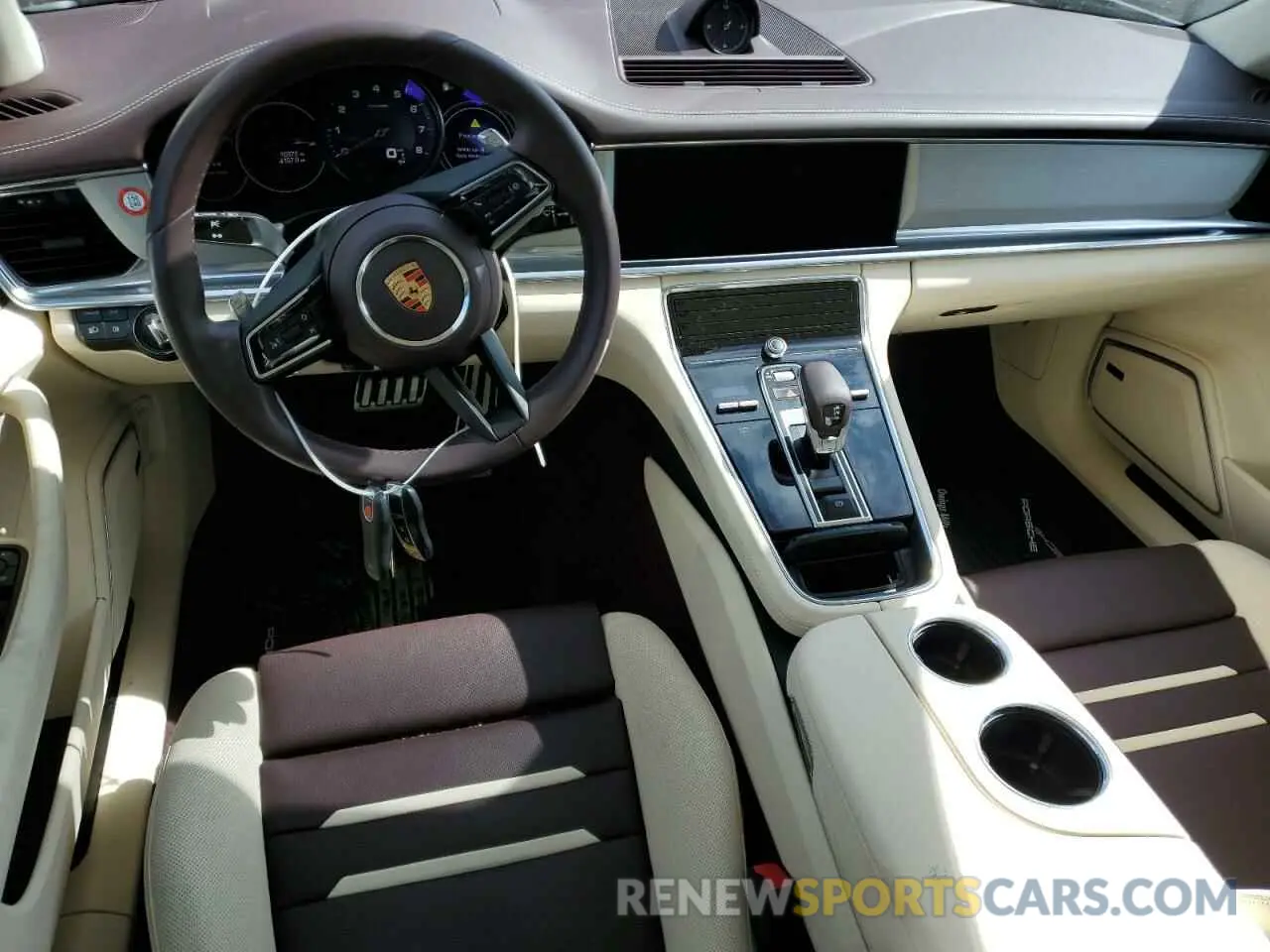 8 fotografías del automóvil dañado WP0AJ2A74PL102919 PORSCHE PANAMERA 2023